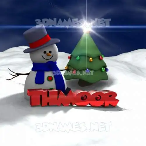 thmoor in Happy Xmas style - 3D name wallpaper thmoor in Happy Xmas style - 3D name wallpaper