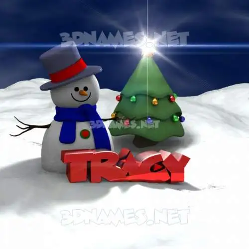 tracy in Happy Xmas style - 3D name wallpaper tracy in Happy Xmas style - 3D name wallpaper