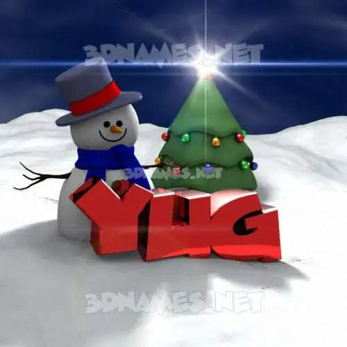 yug in Happy Xmas style - 3D name wallpaper yug in Happy Xmas style - 3D name wallpaper