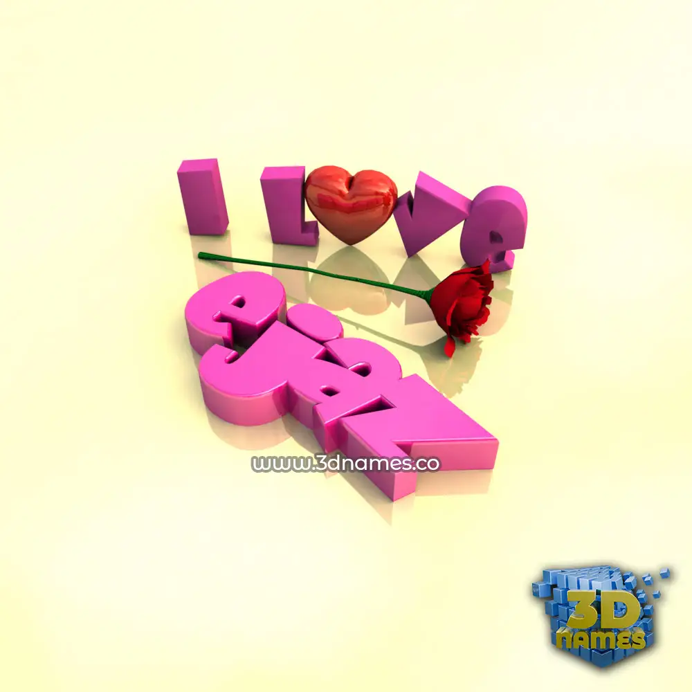 ejaz in I Love ??? style - 3D name wallpaper ejaz in I Love ??? style - 3D name wallpaper