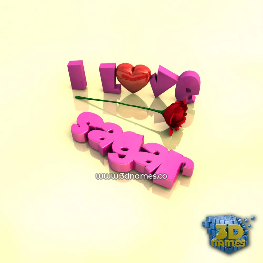 sagar in I Love ??? style - 3D name wallpaper sagar in I Love ??? style - 3D name wallpaper