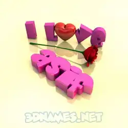 asif in I Love ??? style - 3D name wallpaper