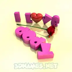 dody in I Love ??? style - 3D name wallpaper