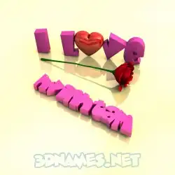 hvinhtam in I Love ??? style - 3D name wallpaper