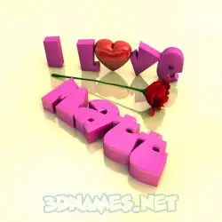 matt in I Love ??? style - 3D name wallpaper