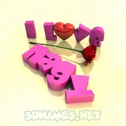 nagy in I Love ??? style - 3D name wallpaper