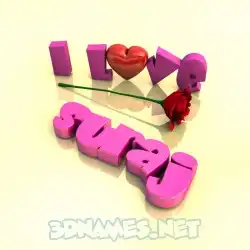suraj in I Love ??? style - 3D name wallpaper