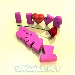 tamy in I Love ??? style - 3D name wallpaper