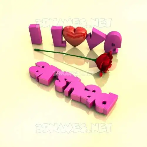 arshad in I Love ??? style - 3D name wallpaper
