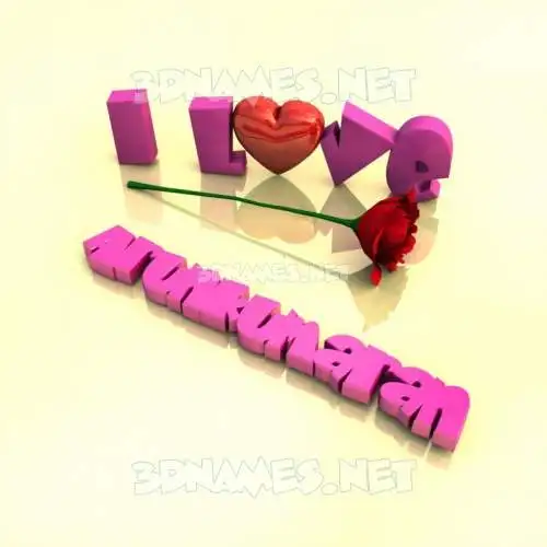 arunkumaran in I Love ??? style - 3D name wallpaper