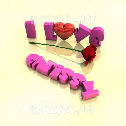 chrissy in I Love ??? style - 3D name wallpaper chrissy in I Love ??? style - 3D name wallpaper
