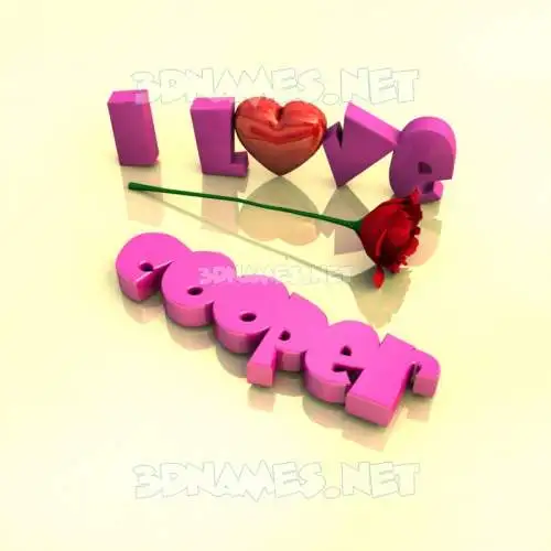 cooper in I Love ??? style - 3D name wallpaper cooper in I Love ??? style - 3D name wallpaper