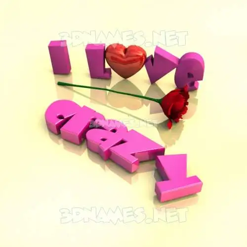 crazy in I Love ??? style - 3D name wallpaper crazy in I Love ??? style - 3D name wallpaper