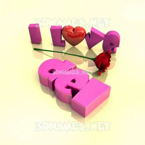 del in I Love ??? style - 3D name wallpaper del in I Love ??? style - 3D name wallpaper
