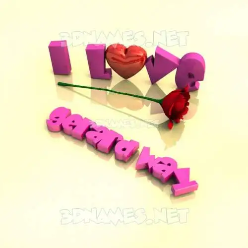 gerard way in I Love ??? style - 3D name wallpaper gerard way in I Love ??? style - 3D name wallpaper