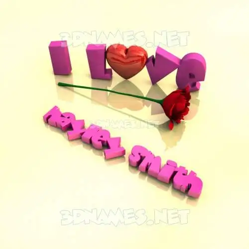 hayley smith in I Love ??? style - 3D name wallpaper