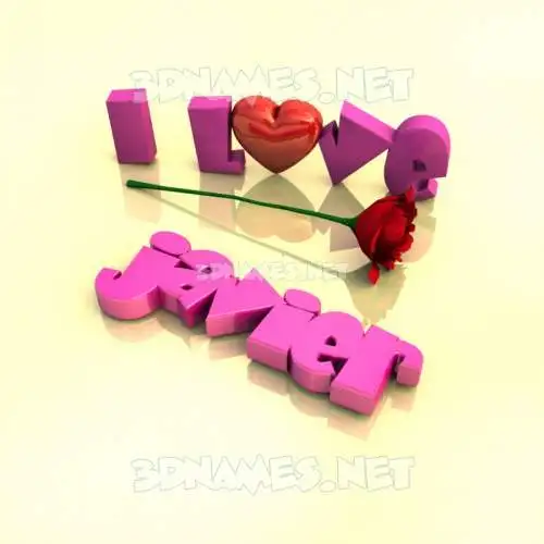 javier in I Love ??? style - 3D name wallpaper javier in I Love ??? style - 3D name wallpaper