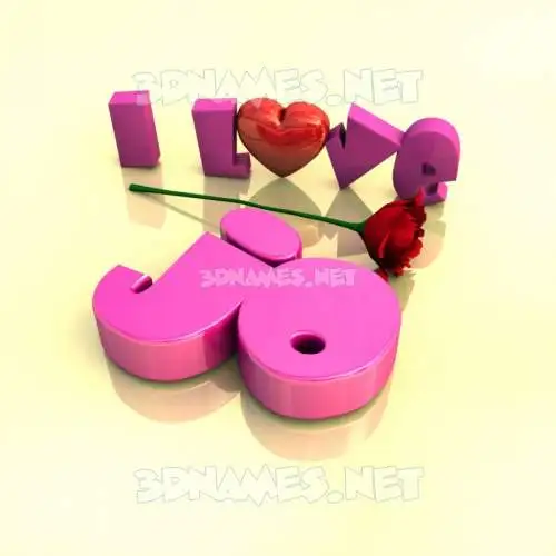 jo in I Love ??? style - 3D name wallpaper jo in I Love ??? style - 3D name wallpaper