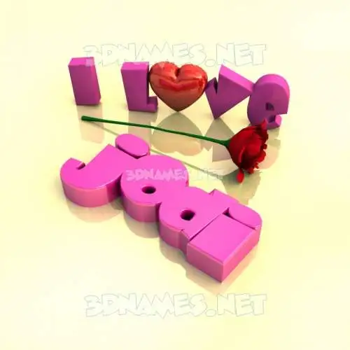 jodi in I Love ??? style - 3D name wallpaper