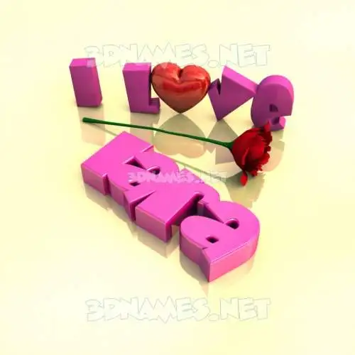 lara in I Love ??? style - 3D name wallpaper
