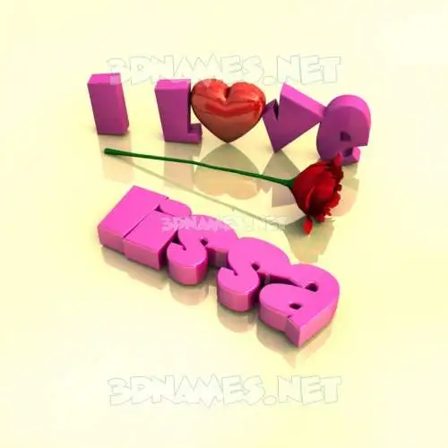 lissa in I Love ??? style - 3D name wallpaper lissa in I Love ??? style - 3D name wallpaper