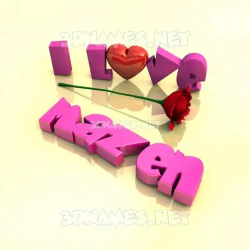 mazen in I Love ??? style - 3D name wallpaper mazen in I Love ??? style - 3D name wallpaper