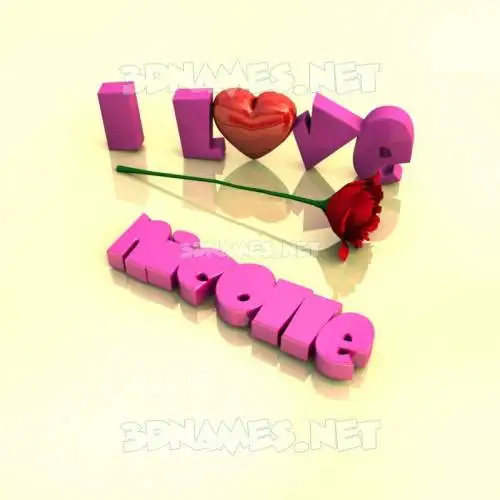 nicolle in I Love ??? style - 3D name wallpaper nicolle in I Love ??? style - 3D name wallpaper
