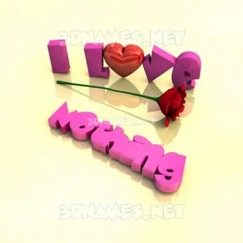 nothing in I Love ??? style - 3D name wallpaper nothing in I Love ??? style - 3D name wallpaper