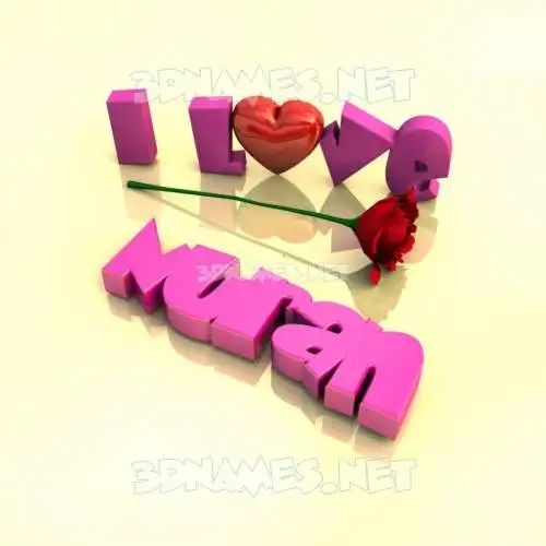 nuran in I Love ??? style - 3D name wallpaper nuran in I Love ??? style - 3D name wallpaper