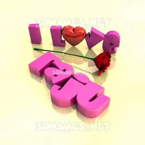 raju in I Love ??? style - 3D name wallpaper