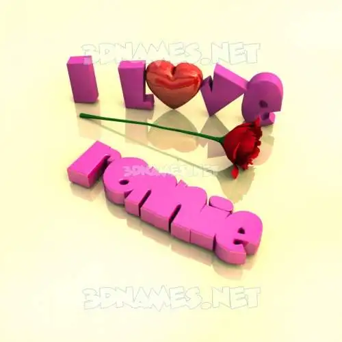 ronnie in I Love ??? style - 3D name wallpaper ronnie in I Love ??? style - 3D name wallpaper