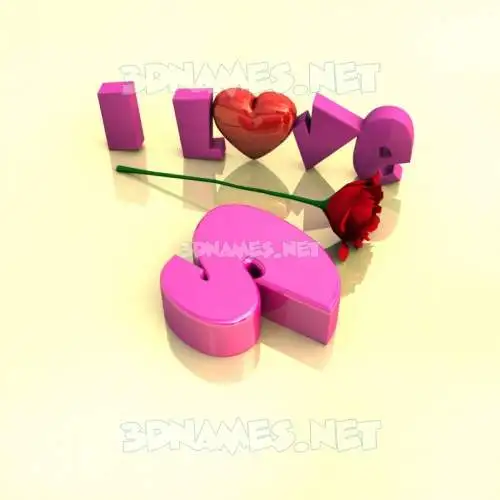 s in I Love ??? style - 3D name wallpaper s in I Love ??? style - 3D name wallpaper