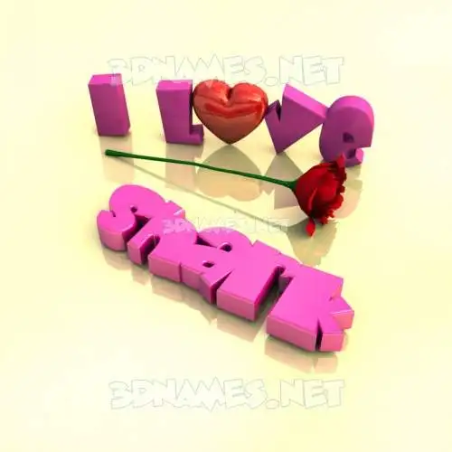 shark in I Love ??? style - 3D name wallpaper shark in I Love ??? style - 3D name wallpaper