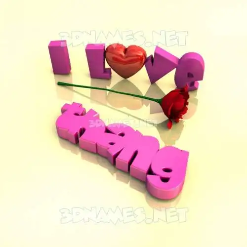 thang in I Love ??? style - 3D name wallpaper thang in I Love ??? style - 3D name wallpaper