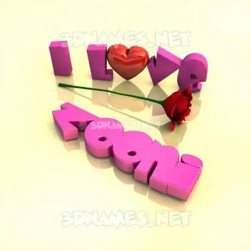 zooni in I Love ??? style - 3D name wallpaper zooni in I Love ??? style - 3D name wallpaper