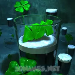 aby in Love Irish style - 3D name wallpaper