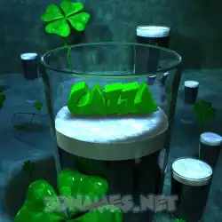 cazza in Love Irish style - 3D name wallpaper