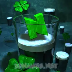 n in Love Irish style - 3D name wallpaper