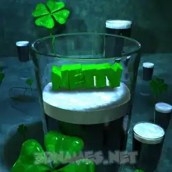 netty in Love Irish style - 3D name wallpaper