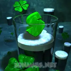 s in Love Irish style - 3D name wallpaper