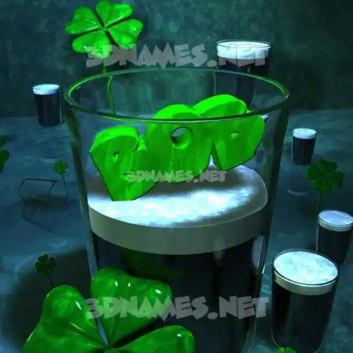 bob in Love Irish style - 3D name wallpaper bob in Love Irish style - 3D name wallpaper