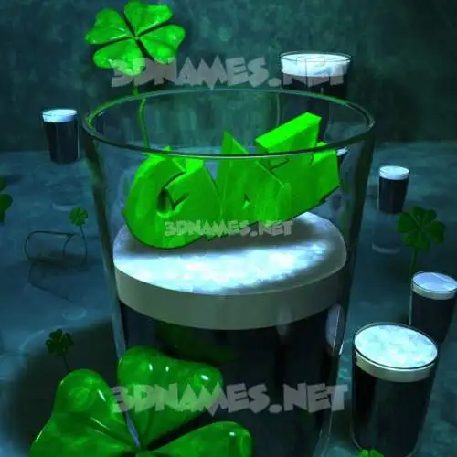 gaz in Love Irish style - 3D name wallpaper gaz in Love Irish style - 3D name wallpaper