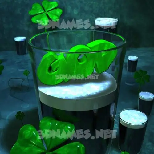 god in Love Irish style - 3D name wallpaper god in Love Irish style - 3D name wallpaper