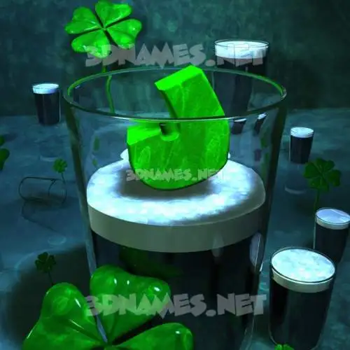 j in Love Irish style - 3D name wallpaper