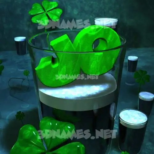 jo in Love Irish style - 3D name wallpaper