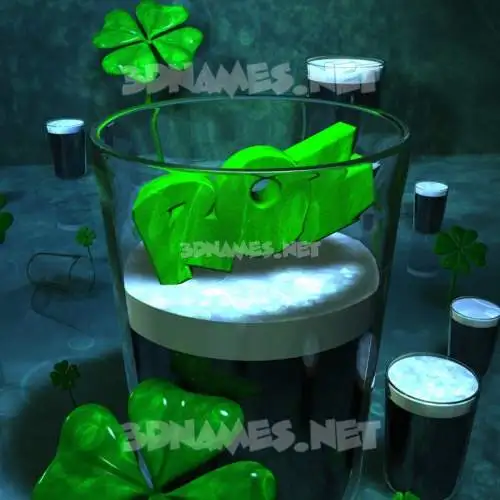 roz in Love Irish style - 3D name wallpaper