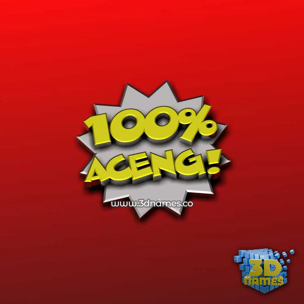 aceng in 100 Percent style - 3D name wallpaper aceng in 100 Percent style - 3D name wallpaper