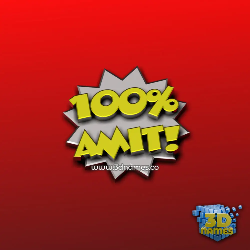 amit in 100 Percent style - 3D name wallpaper amit in 100 Percent style - 3D name wallpaper
