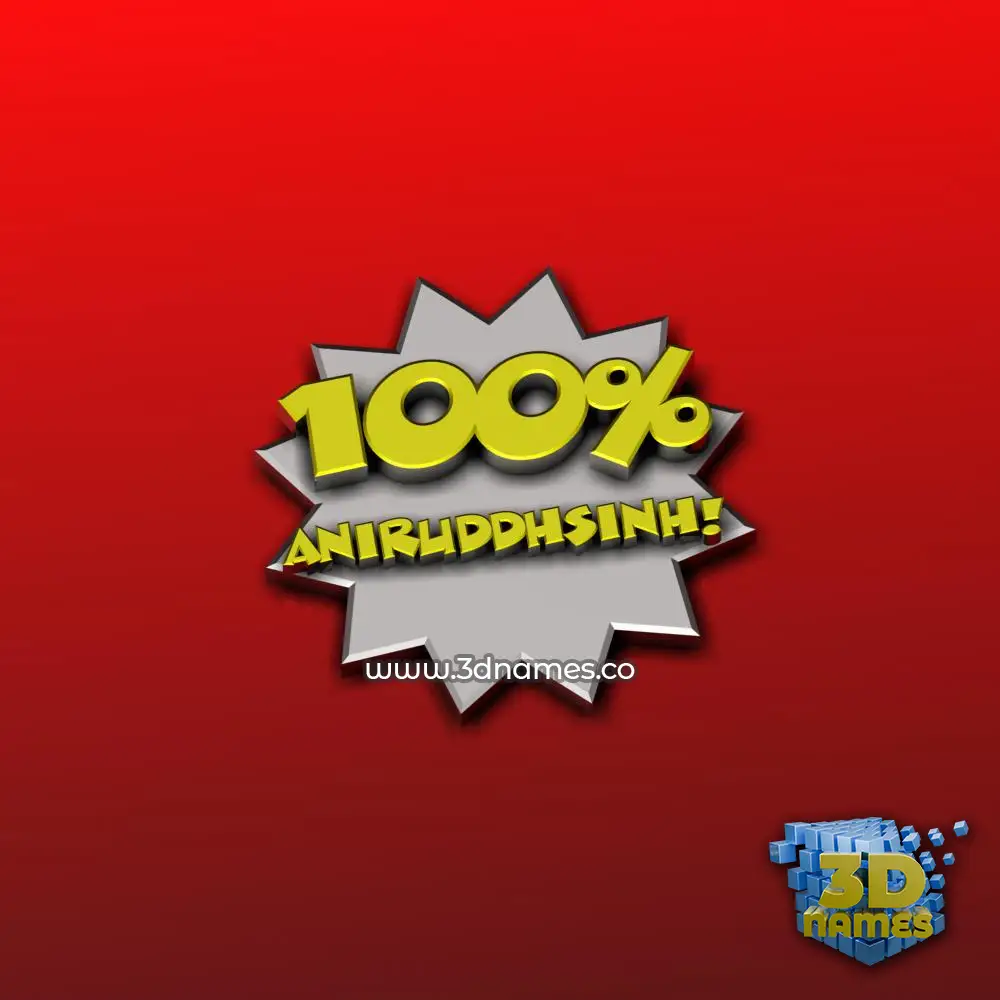 aniruddhsinh in 100 Percent style - 3D name wallpaper aniruddhsinh in 100 Percent style - 3D name wallpaper