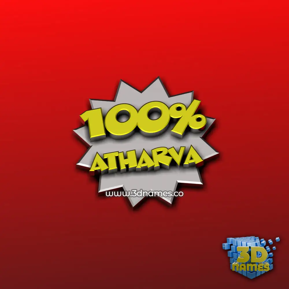 atharva in 100 Percent style - 3D name wallpaper atharva in 100 Percent style - 3D name wallpaper